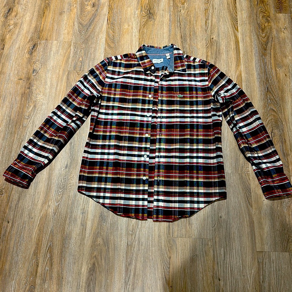 Lacoste button up long sleeve size 40 (M)